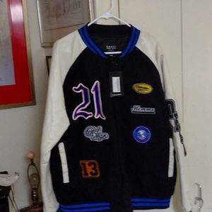 NWT Mens graphic varsity jackets 2x, price is firm, no bundling
